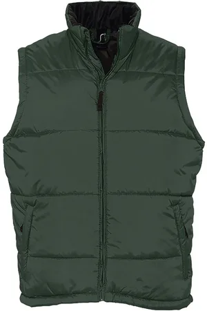 Sols Warm Unisex Gewatteerd Bodywarmer Jasje (Bosgroen)