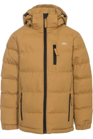 Trespass Jongens Tuff Hooded Jas (Geel)