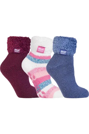 Heat Holders Set van 3 gevoerde antislipsokken voor dames - Pack 1