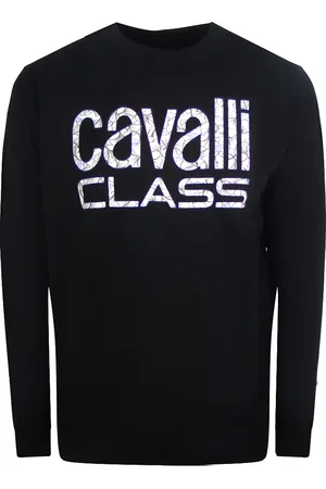 Roberto Cavalli Sweatshirt met gedurfd bloemenontwerp