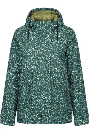 Regatta Dames/Dames Orla Kiely Swing Berry Bubble Waterdichte Jas (Jade)