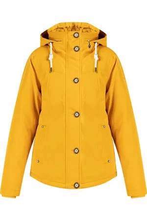 Schmuddelwedda Gewatteerd winterjack Dames mosterd