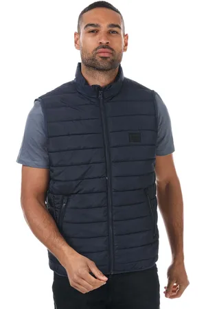 JACK & JONES Wing bodywarmer voor heren, marineblauw
