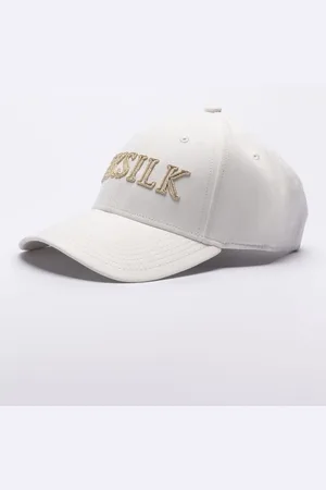 SikSilk Accessories Faux Suede Baseball Cap in Ecru