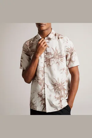 Ted Baker Belmar korte mouwen shirt van linnenmix in