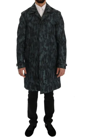 Dolce & Gabbana Trenchcoat met camouflageprint