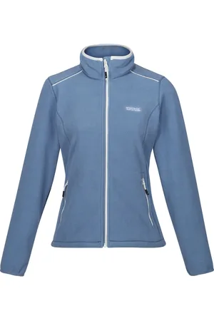 Regatta Dames/Dames Floreo IV Full Zip Fleece Jas (Koronetblauw/Wit)