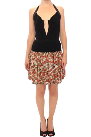 Dolce & Gabbana Gebloemde Bubble Halterneck Jurk