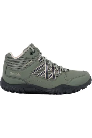 Regatta Vrouwen/dames Edgepoint Waterdichte Wandelschoenen (Klavertjevier/Witte peper)