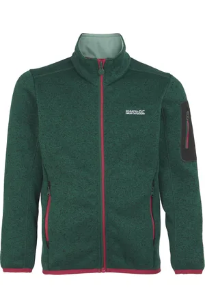 Regatta Kinder/Kinder Newhill Fleece Jas (Regenwoud/Stoffig groen)
