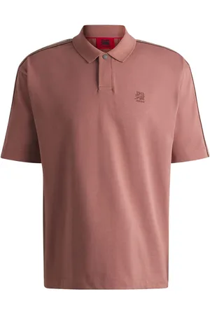 HUGO BOSS Heren X RB Branded Tape Poloshirt in