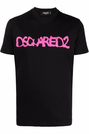 Dsquared2 Fluorescerend spray-T-shirt in