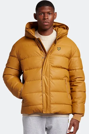 Lyle & Scott Jubileum gouden rubberen pufferjack