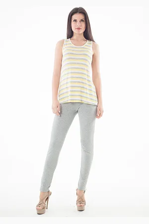 Conquista Racer back Gestreepte Top