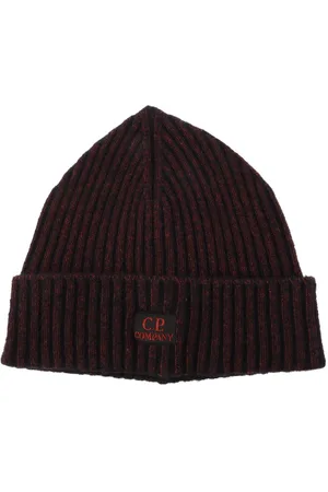 C.P. Company Accessoires Logo Patch muts in rood