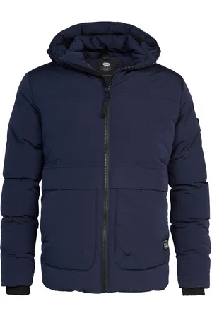 Petrol Industries Heren Gevoerde Jas Northbrook - Blauw