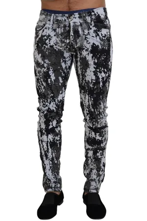 Dolce & Gabbana Tie Dye Skinny Denim Jeans