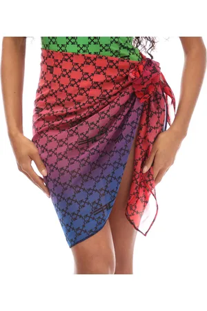 OFF-WHITE Accessories Off White Monogram Sarong in red black