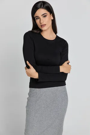 Conquista Zwarte Jersey Top