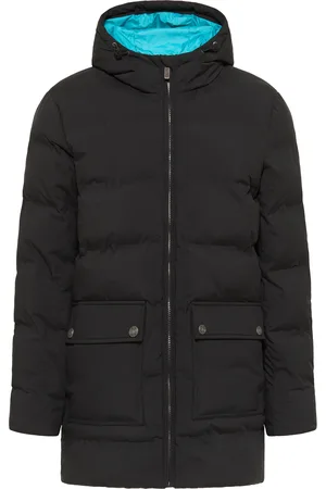 MO Series keepuwarm Winter parka mi Heren Zwart Turkoois