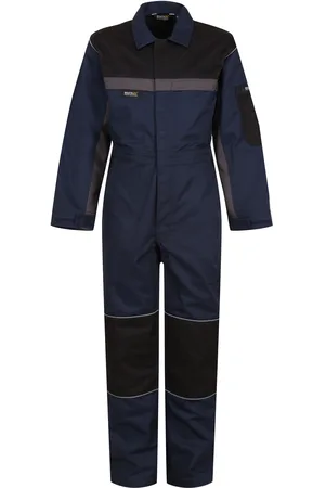 Regatta Kinder/Kinder jumpsuit met contrasterende bandplooi (Marine / Zwart)