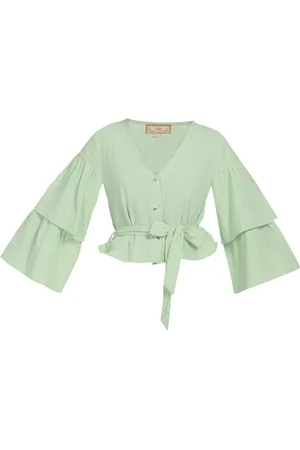 myMo Blouse Dames munt