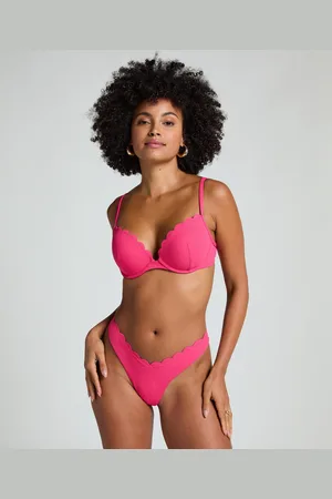 Hunkemöller Hoog uitgesneden Bikinibroekje Scallop
