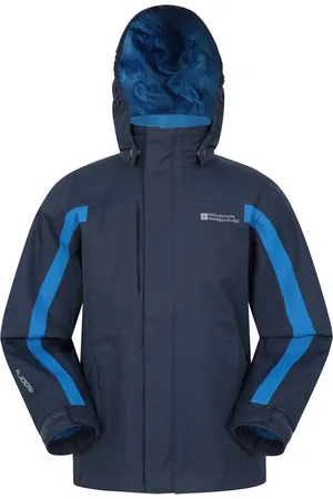 Mountain Warehouse Kinder/Kinder Samson II Waterdichte Jas (Marine)