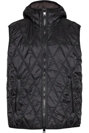 Diesel Merklogo gewatteerd giletjack