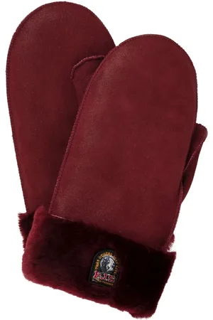 Parajumpers Shearling wanten rode handschoenen