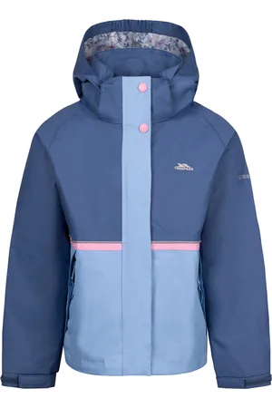 Trespass Meisjes Allora TP50 Waterdichte Jas (Blauwe toon)