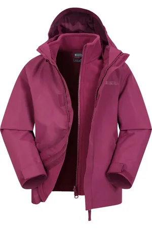 Mountain Warehouse Kinder/Kinder Fell 3 in 1 Waterafstotend Jasje (Druif)