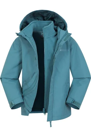 Mountain Warehouse Kinder/Kinder Fell 3 in 1 Waterafstotend Jasje (Teal)
