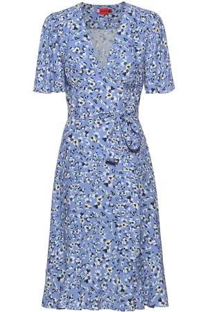HUGO BOSS Kerbati-1 Jurk voor dames in Multi kleur