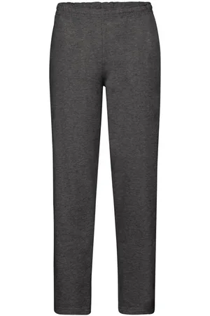 Fruit Of The Loom Heren Open Zoom Trainingsbroek / Joggingbroek (Donker Heather)