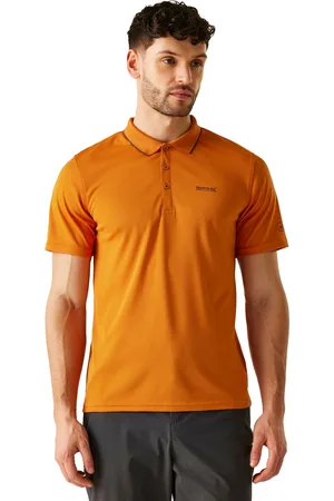 Regatta Heren Maverick V Actief Poloshirt (Vos/Ash)