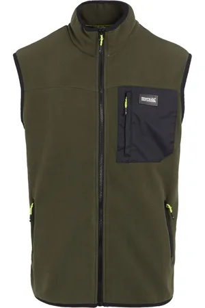 Regatta Heren Frankie Fleece Gilet (Donkere Khaki)