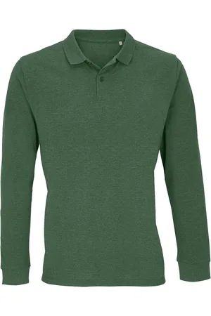 Sols Unisex Adult Planet Piqué Poloshirt met lange mouwen (Fles )