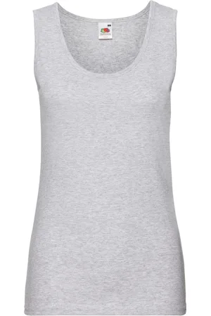 Fruit Of The Loom Dames/Dames Valueweight Heather Lady Fit Vest Top (Heide )