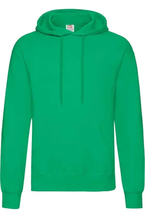 Fruit Of The Loom Unisex Volwassenen Klassiek Sweatshirt met capuchon (Kelly )