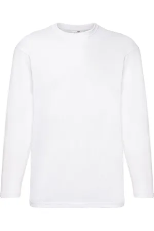 Fruit Of The Loom Heren Valueweight T-shirt met lange mouwen