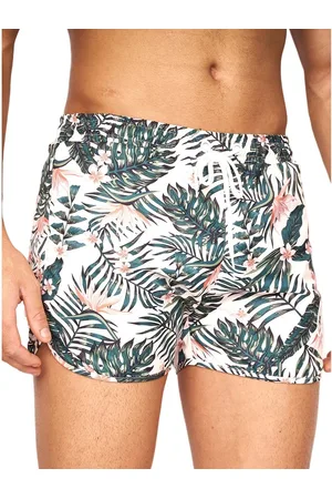 Crosshatch Heren Regenwoud Zwemshort ( /Bloemen)