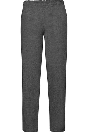 Fruit Of The Loom Uniseks Classic Heather Open Hem Joggingbroek voor Volwassenen (Donkere Heide)