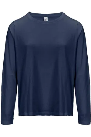 Sols Dames/Dames Monarch T-shirt met lange mouwen (Marine)