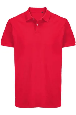 Sols Unisex Adult Pacific Piqué Tweelingnaaldssteek Poloshirt (Volksrood)