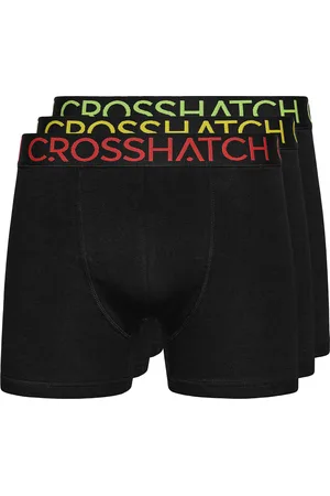 Crosshatch Heren Chasma Boxershorts (Set van 3)