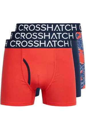 Crosshatch Heren Lynol Boxershorts (Pack of 3)