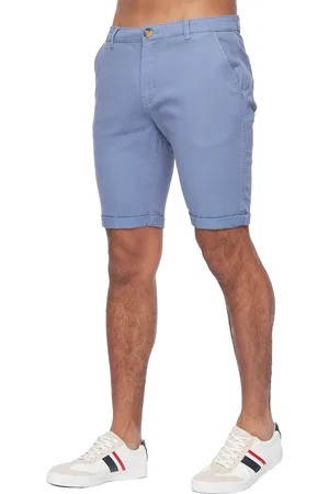Crosshatch Heren Sinwood Chino Shorts (Lichtblauw)