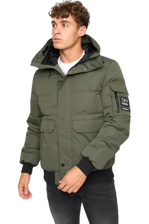 Crosshatch Heren Milwaka Bomber Jacket (Donkere )