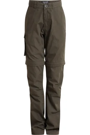 Craghoppers Kinder/Kinder Kiwi II Cabrio Cargo Broek (Bosgroen)